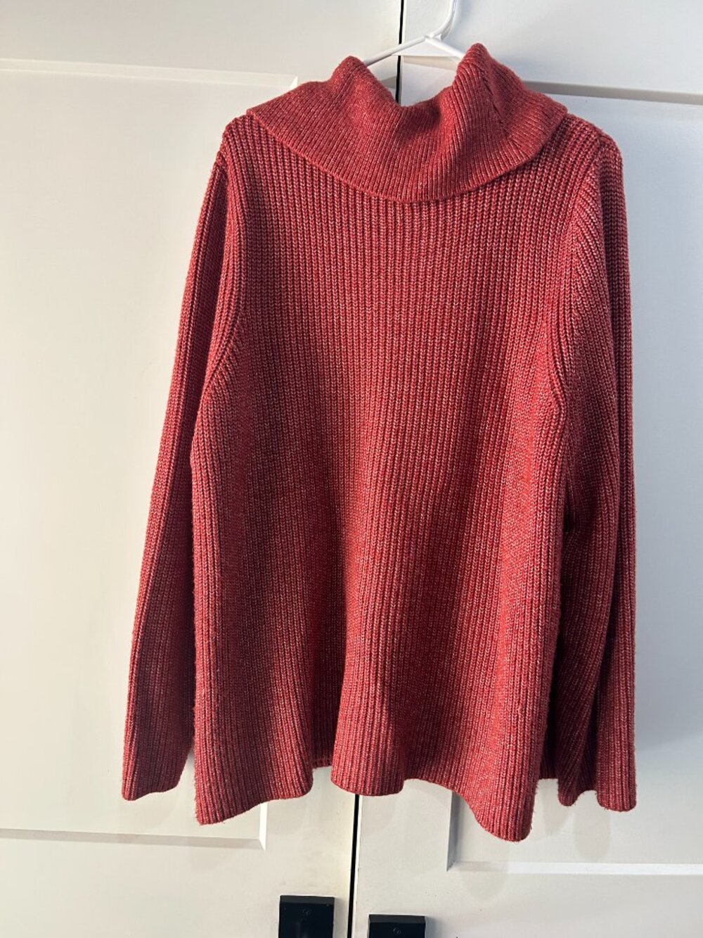 Lane Bryant Red/Orange Sweater Women’s 18/20 - Picture 2 of 3